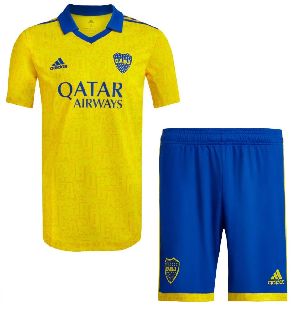 Kit infantil III Boca Juniors 2022 2023 Adidas oficial